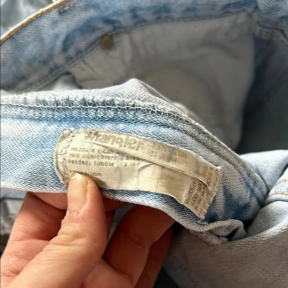 Cowboy cut wranglers Light Blue Denim Jeans - Picture 2 of 5